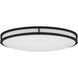 EnviroLite LED 32.3 inch Matte Black Flush Mount Ceiling Light